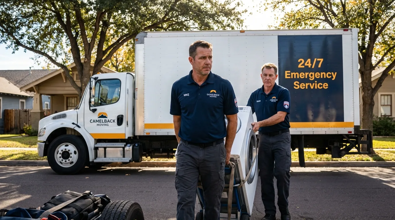 CamelBack Moving crew loading furniture in Weber City, VA